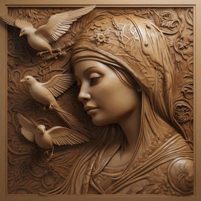 نموذج ثلاثي الأبعاد لآلة CNC 3D Art 